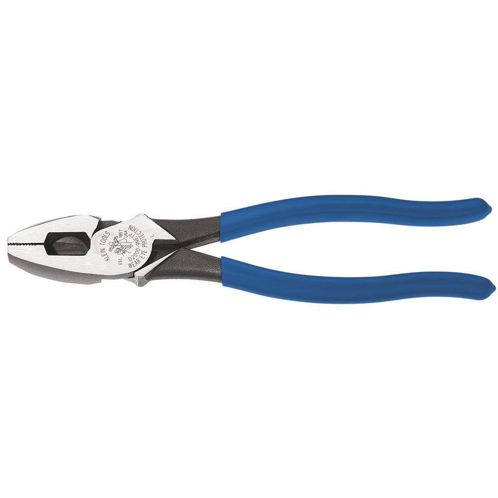 Klein Tools 9 in. 2000 Series High Leverage Side Cutting Pliers for Fish Tape Pulling D2000-9NETP