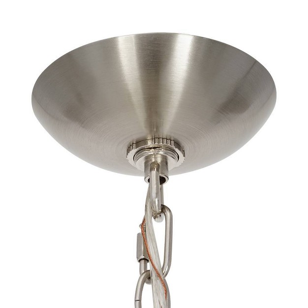 3 light Pendant With Frosted Glass Shade includes Led Light Bulb Dark Bronze Cresswell Lighting