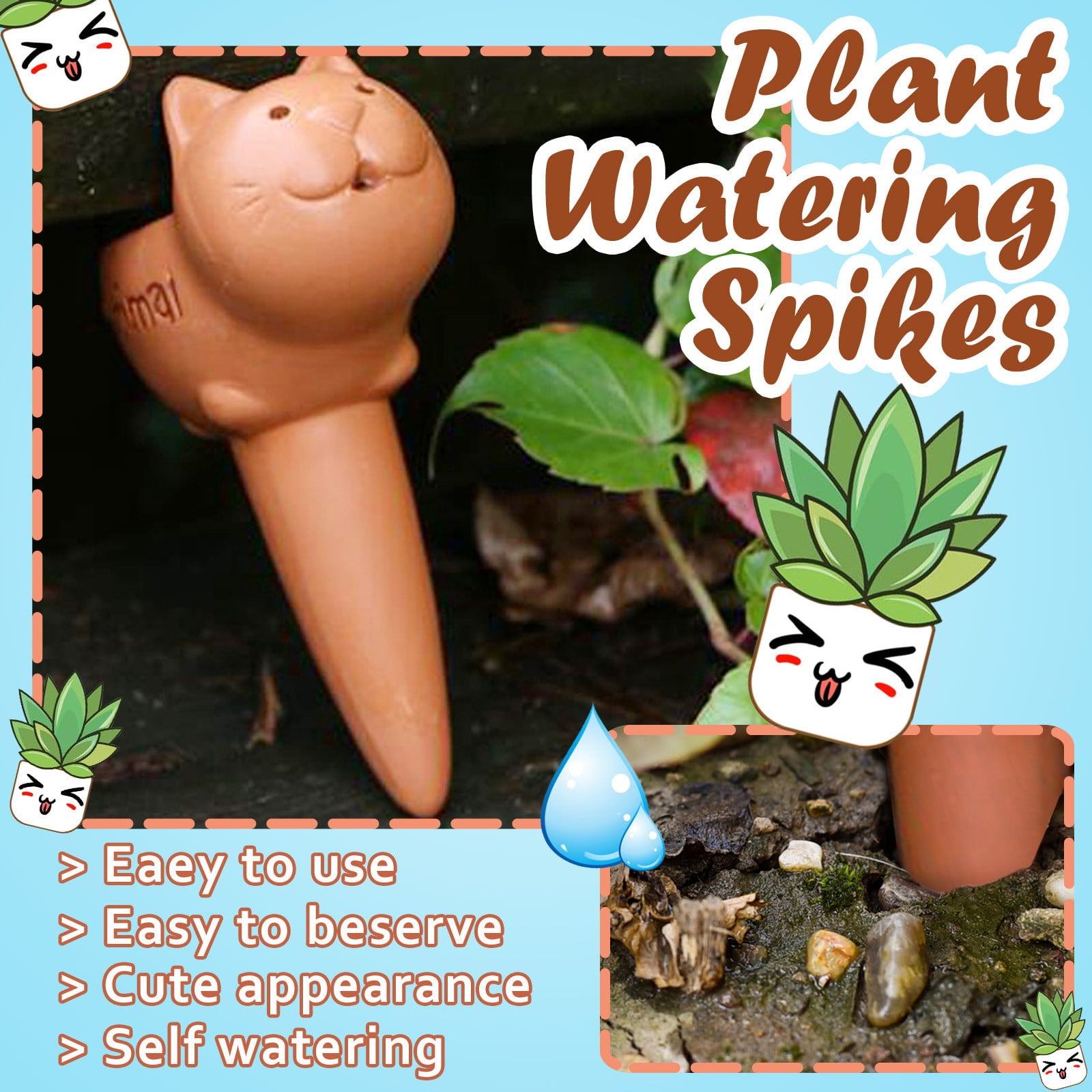 Plant Watering Spikes Self Watering Spikes  Terracotta Spike For Plants