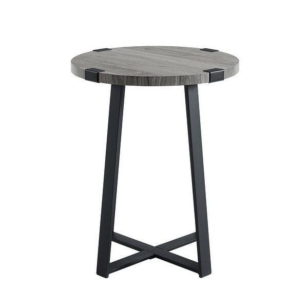 Middlebrook Barnett Round Metal Wrap Side Table