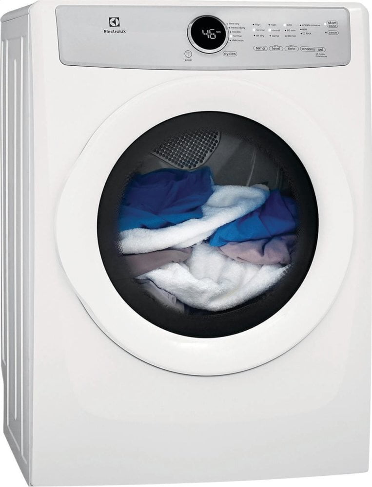 Electrolux EFDE317TIW Front Load Electric Dryer With 5 Cycles - 8.0 Cu. Ft.