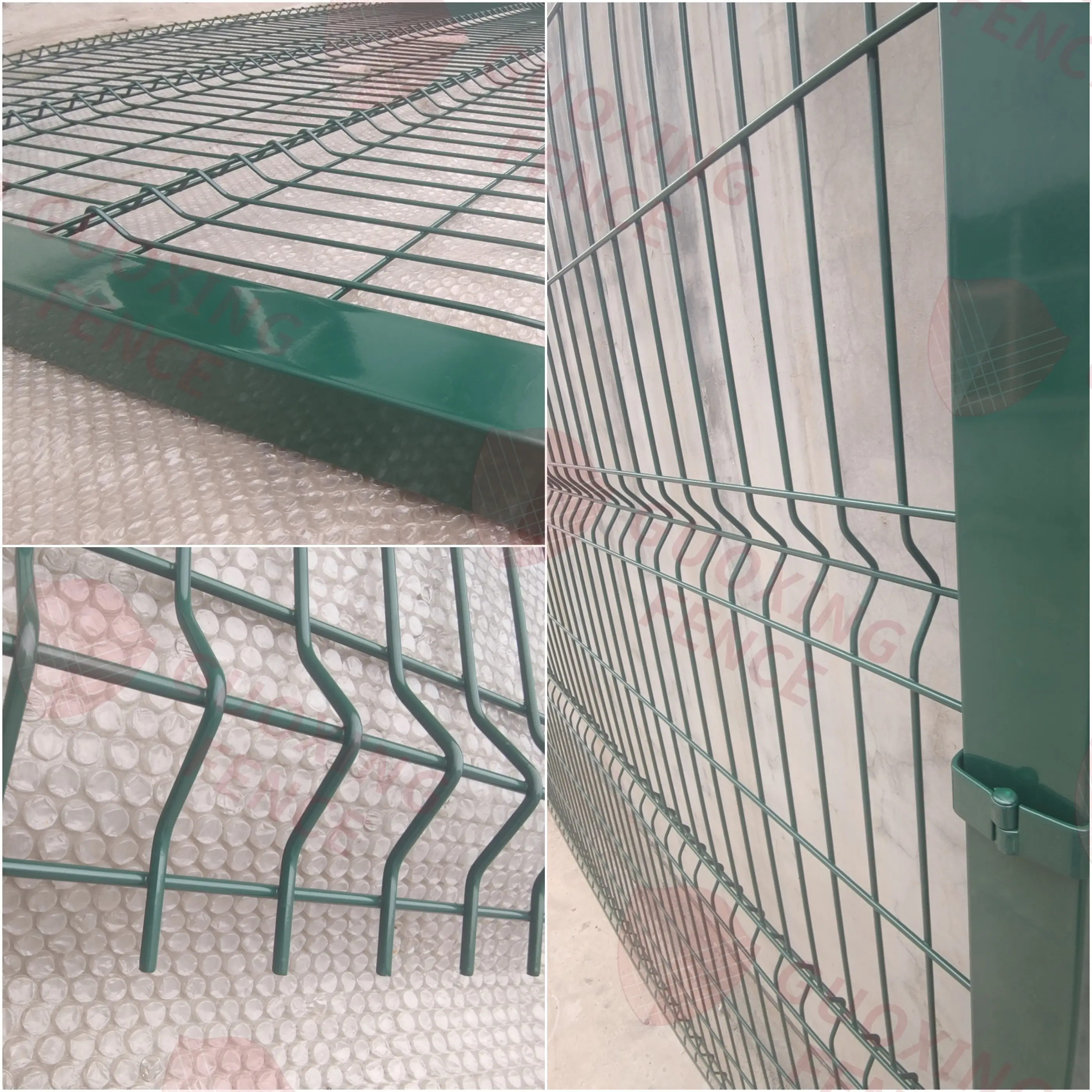 easily assembled feature 3D curved wire mesh fence panel garden supplies