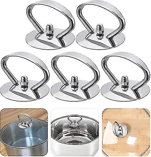 Replacement Pan Lid Knobs Pot Lid Stainless Steel Saucepan Lid Knobs Pan Grip Lid Cover， 4pcs