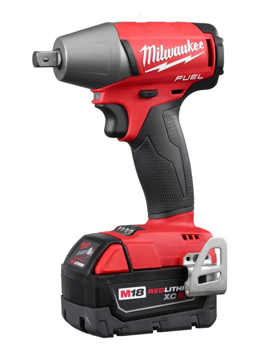 Milwaukee M18 FUEL 1/2 In. Compact Impact Wrench with Pin Detent Kit 2755-22 from Milwaukee