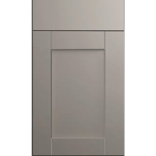 Hampton Bay Shaker Assembled 33x90x24 in. Double Oven Kitchen Cabinet in Dove Gray KDV3390-SDV