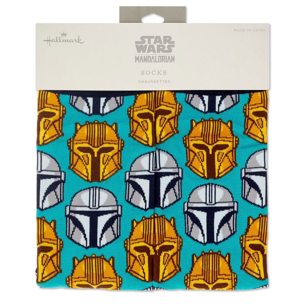 Hallmark  Star Wars The Mandalorian™ Helmet Novelty Crew Socks