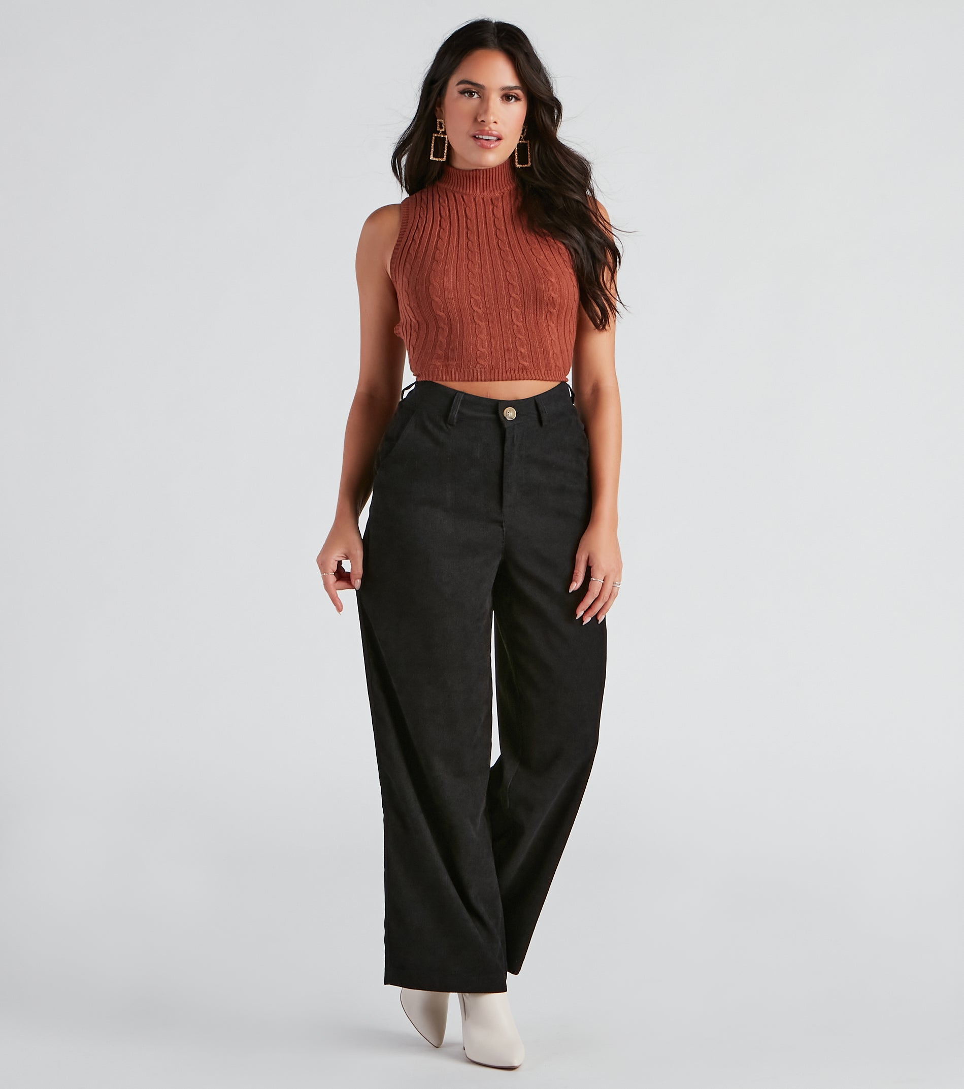 Gone Rogue Wide Leg Corduroy Pants