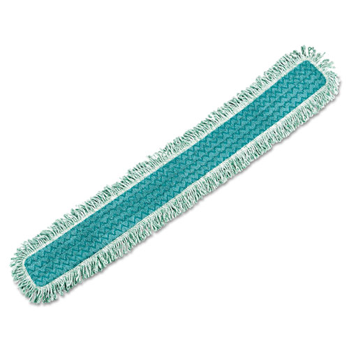 Rubbermaid HYGEN Dust Mop Heads With Fringe | Green， 48