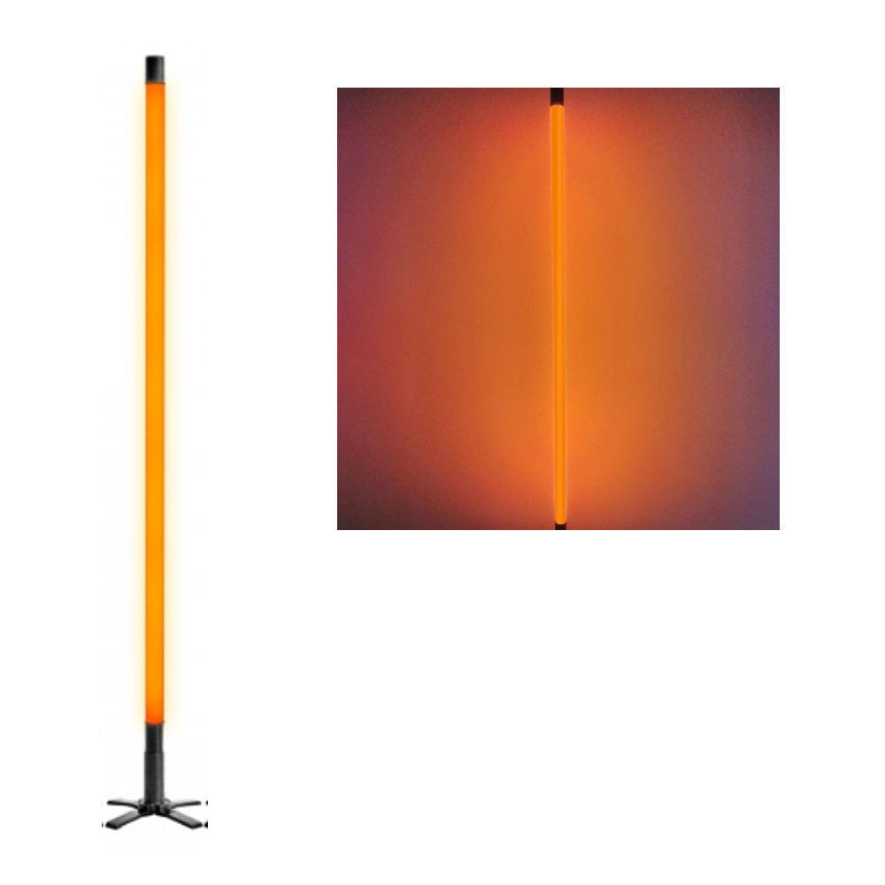 Febland LT34O Orange Neon Tube Funky Slim Floor & Wall Lamp Light 137cm