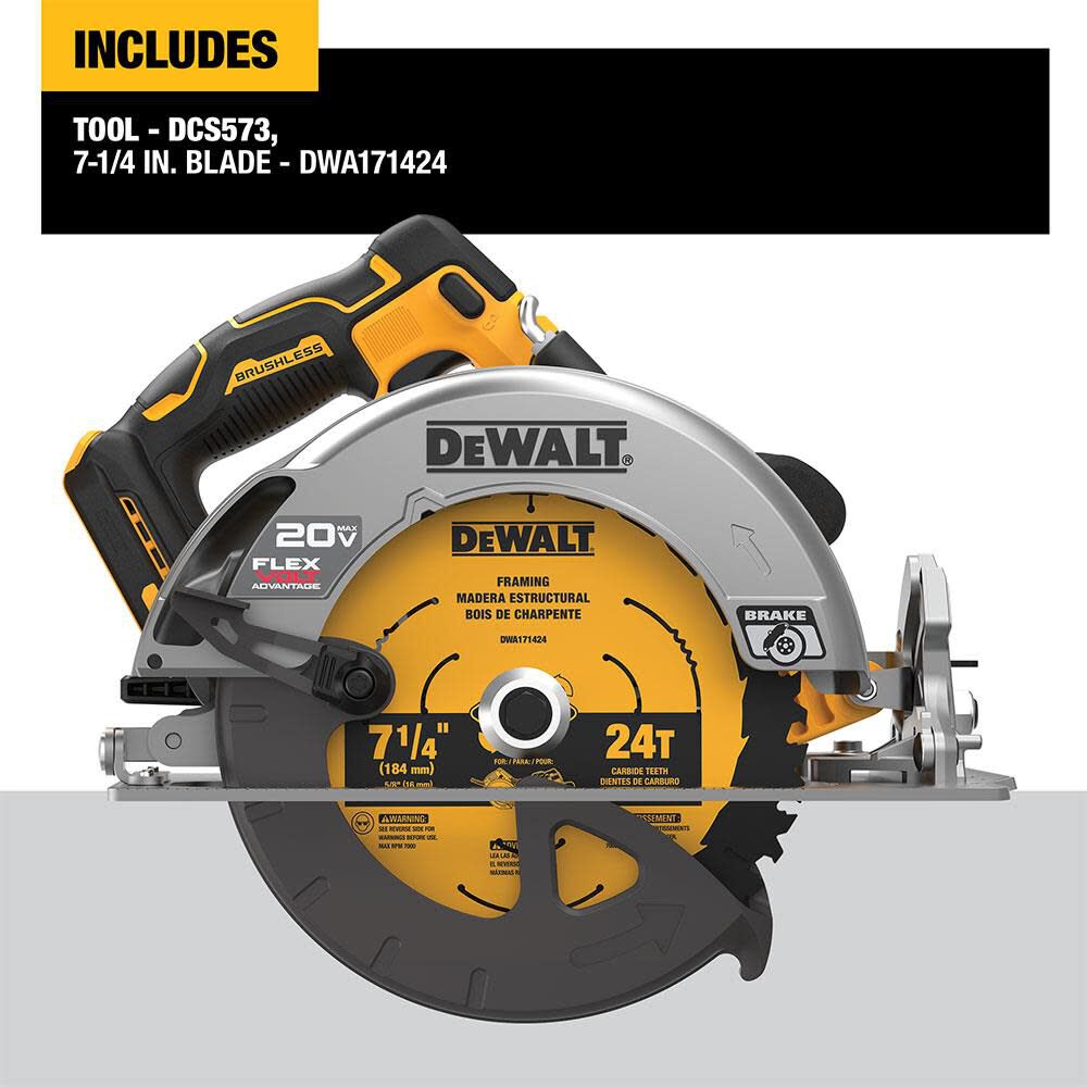 DEWALT 20V MAX 7 1/4