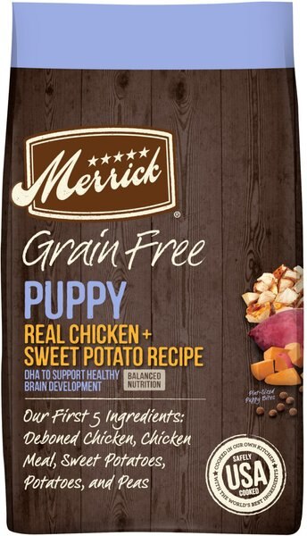 Merrick Grain-Free Puppy Chicken and Sweet Potato Recipe Dry Dog Food