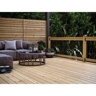 WeatherShield 1 in. x 6 in. x 8 ft. Ground Contact Pressure-Treated Southern Yellow Pine Decking Board 253935