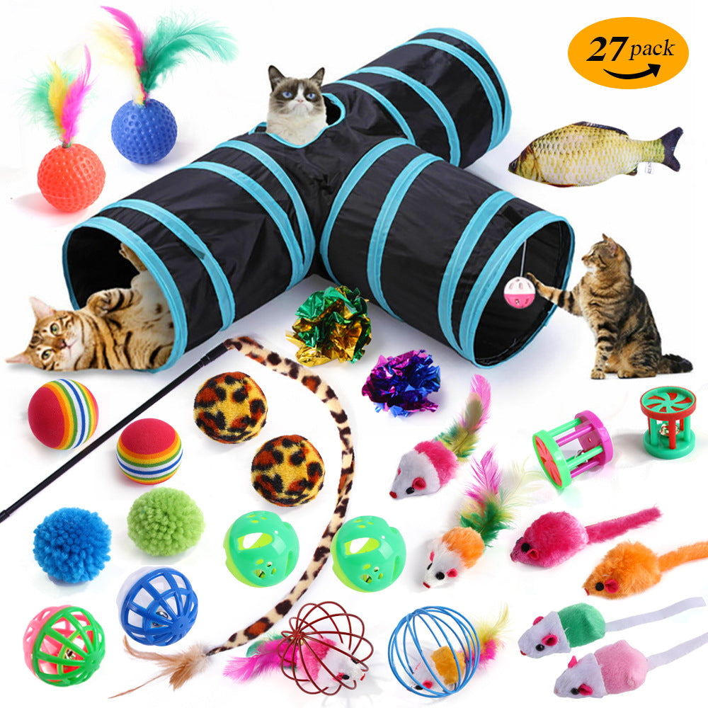 Coloody 27PCS Cat Toys Kitten Toys，Interactive Catnip Toys