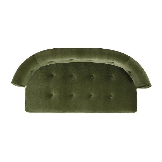 Jennifer Taylor Home Jared Roll Arm Tufted Bench Settee