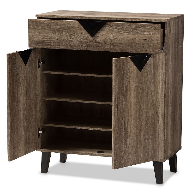 Baxton Studio Modern Brown Storage Cabinet