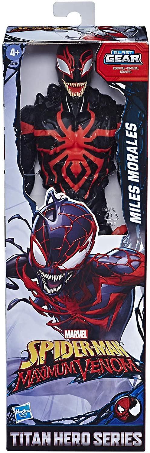 Spider-Man Titan Hero Series 30cm Miles Morales Figure With Blast Gear Port