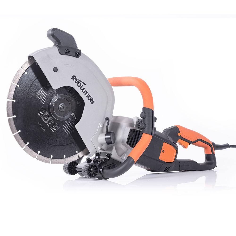 Evolution Power Tools 12 In. Electric Concrete Cut-Off Saw With 12 In. Diamond Blade R300DCT