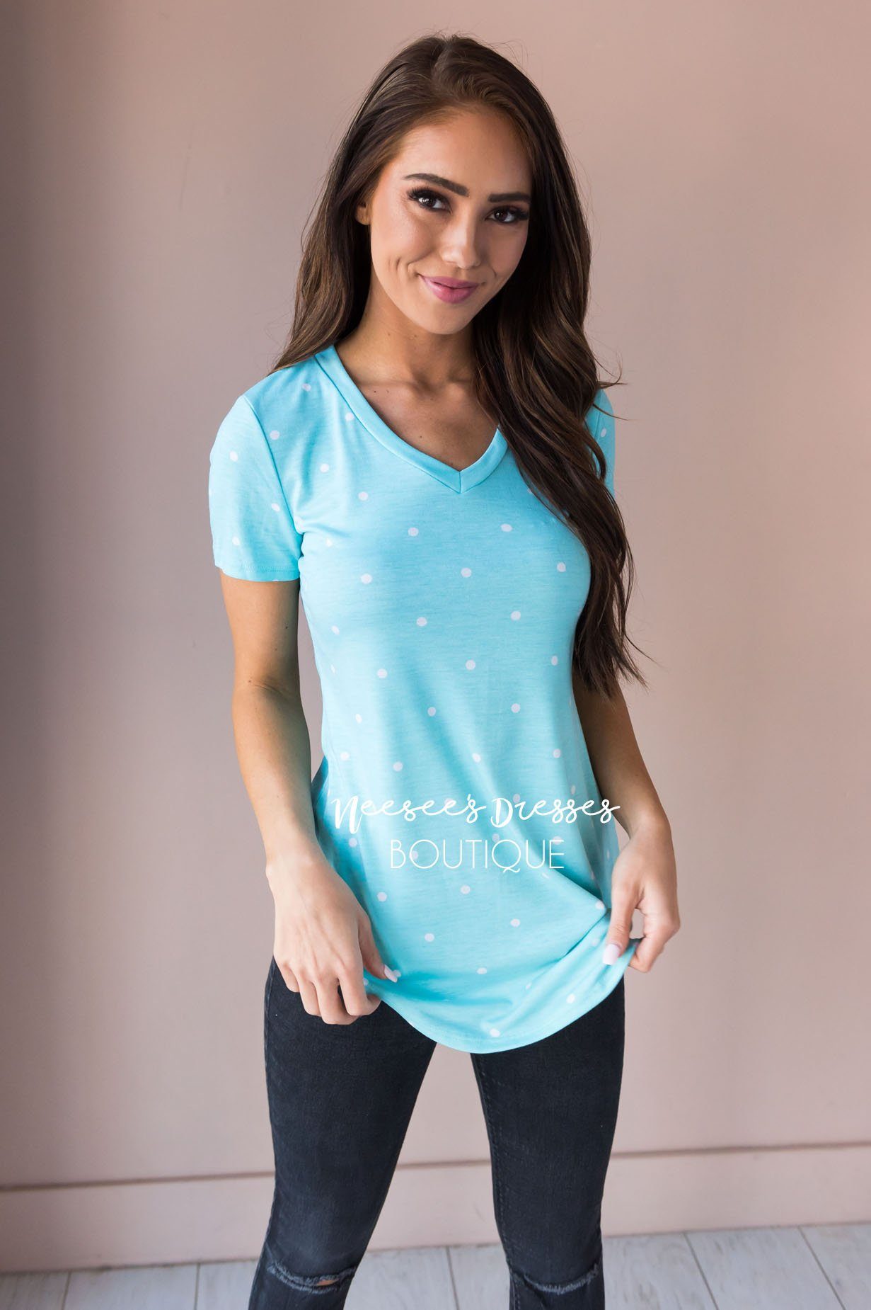 All In Good Fun Modest Dot Tee