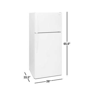 Whirlpool 16 cu. ft. Top Freezer Refrigerator in White WRT106TFDW