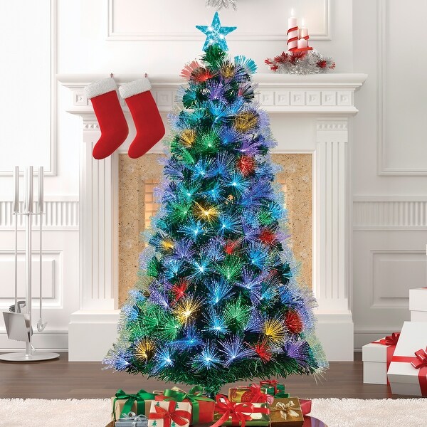 48Inch Fiber Optic ColorChanging Christmas Tree