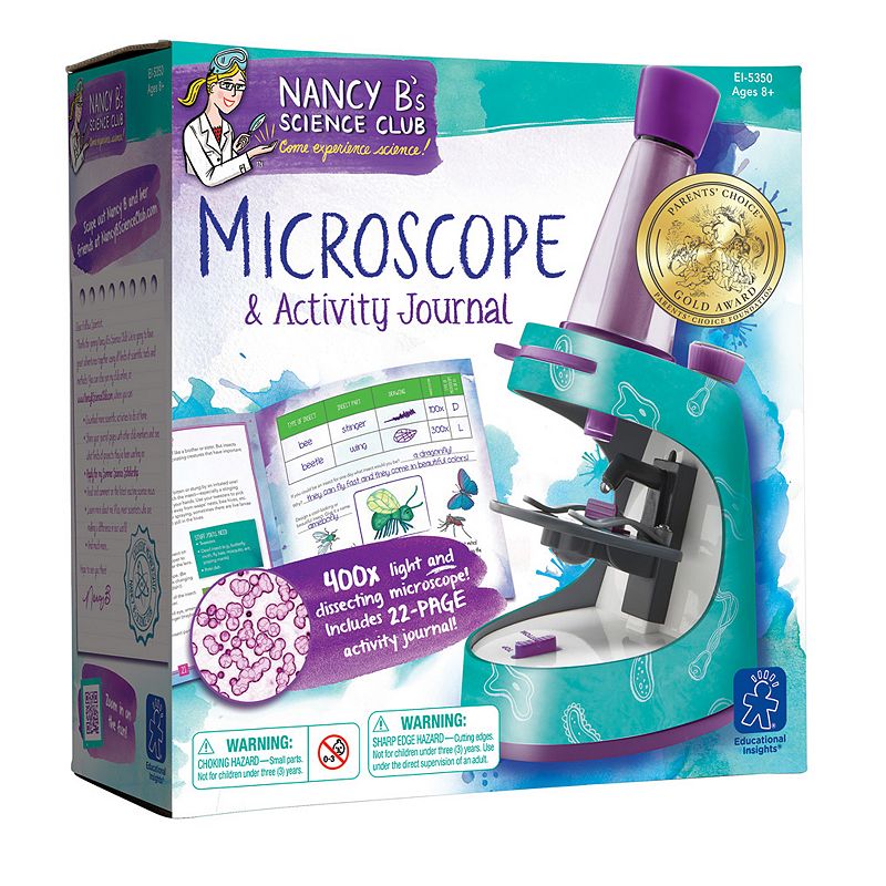 Educational Insights Nancy B's Microscope and Activity Journal Set