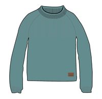 Alberta Knitted Jumper - Ocean Green