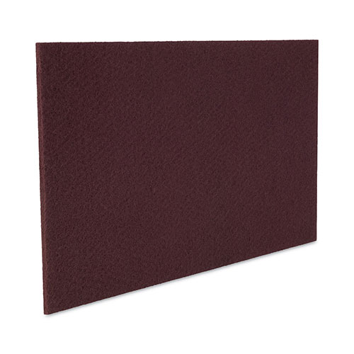 Boardwalk Deep Scrub Pads | 20 x 14， Maroon， 10