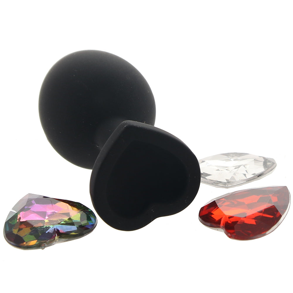 Glams Xchange Heart Gem Butt Plug in Medium