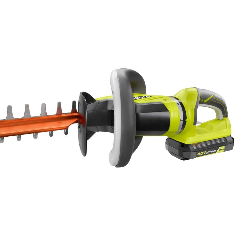 RYOBI 40V 24 in. Cordless Battery Hedge Trimmer with 2.0 Ah Battery and Charger RY40620