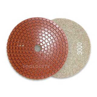 Toolocity 4 in. JHX Metal Bond Diamond Polishing Pad (Set of 7) JHXR0202SET4