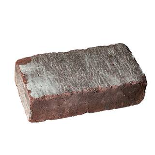 Mutual Materials 8 in. x 4 in. 2.25 x in. Rustic Red Clay Paver (240-Pieces53 sq. ftPallet) RRC0126CMI