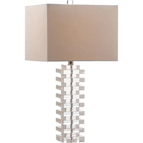 SAFAVIEH Lighting 27-inch Swift Clear Table Lamp - 13.5