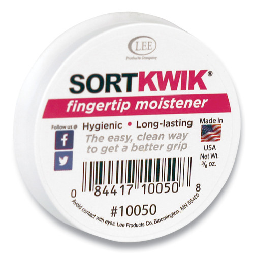 LEE Sortkwik Fingertip Moisteners， 0.38 oz， Pink (10050)