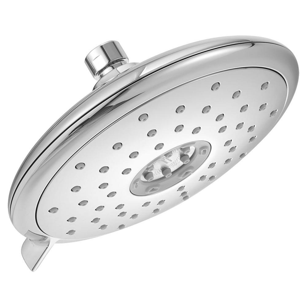 American Standard Spectra+ 4-Spray 7 in. Single Wall Mount Fixed Rain Shower Head in Polished Chrome 9038074.002