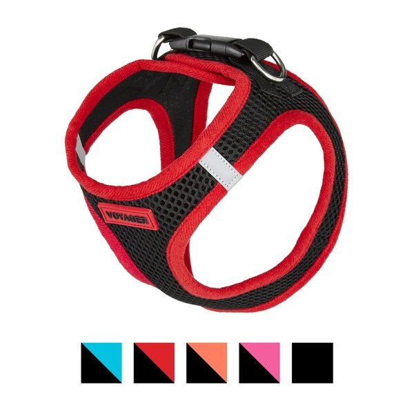 Best Pet Supplies Voyager Black Base Mesh Dog Harness