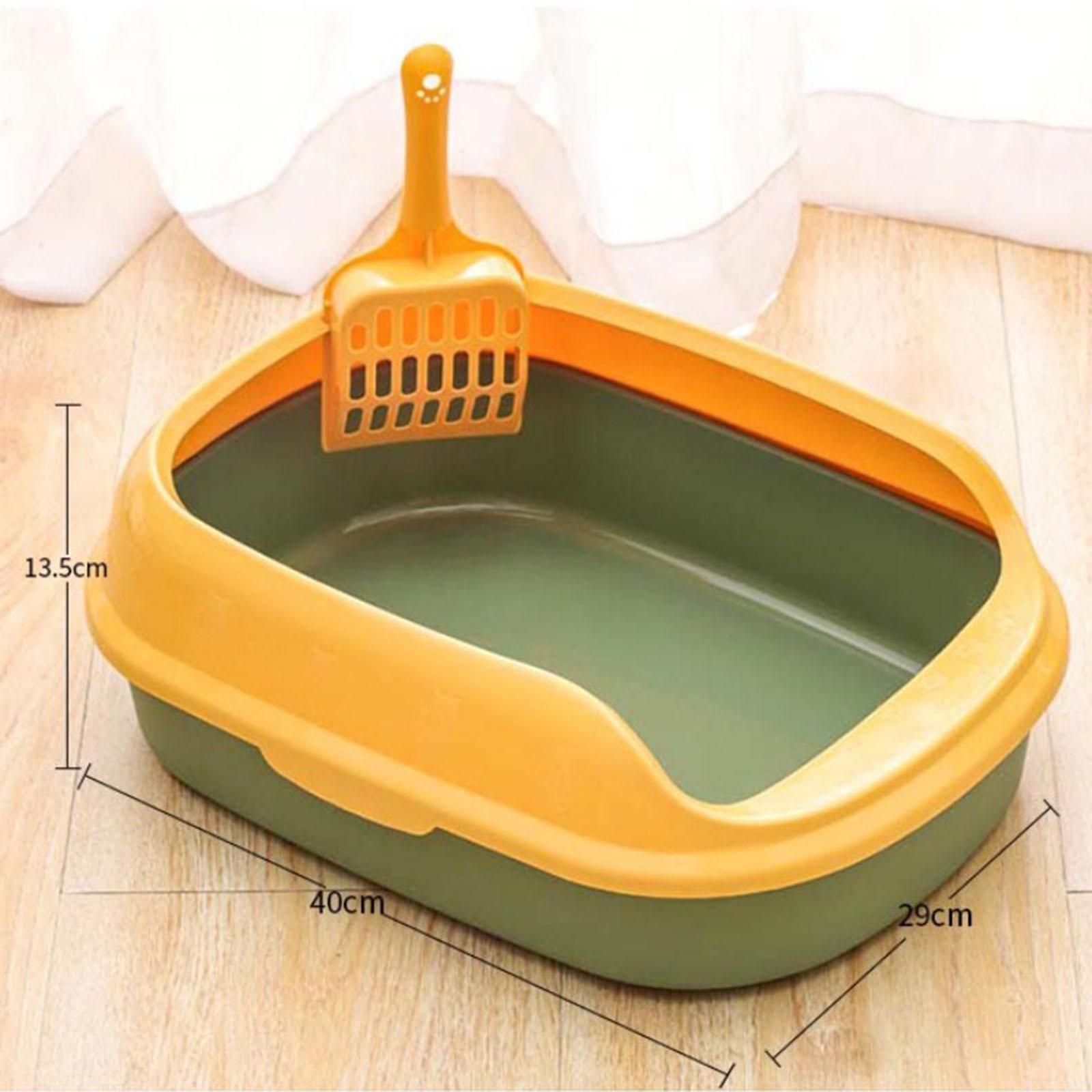 Cat Litter Box Pet Semi-Closed Litter Tray