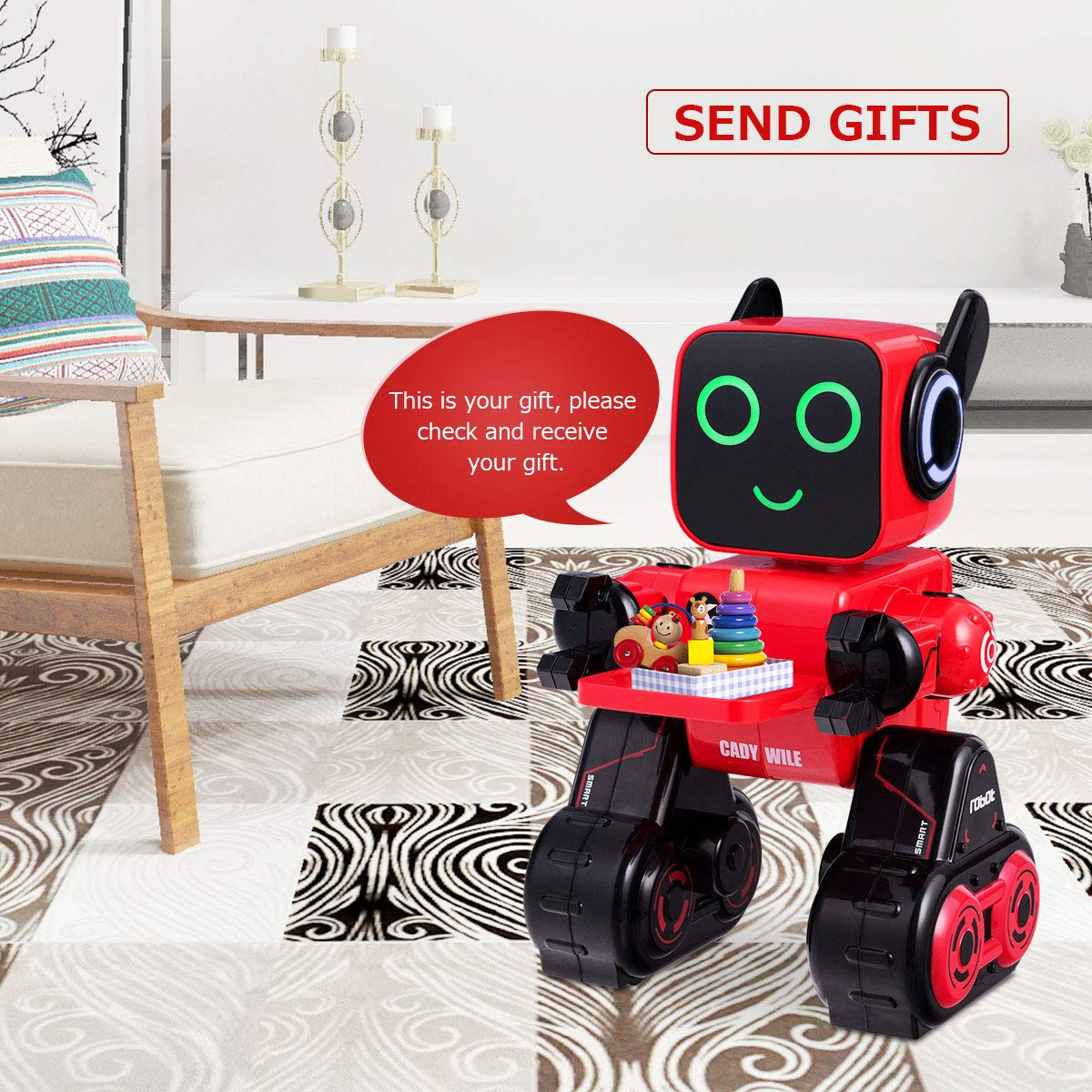 Wireless Remote Control Robot, RC Robot Toy Senses Gesture