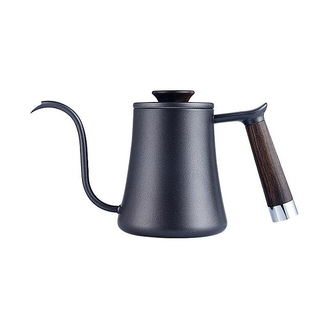 American hand-brewed coffee pot fine mouth stainless steel household coffee appliance set long mouth kettle drip filter pot