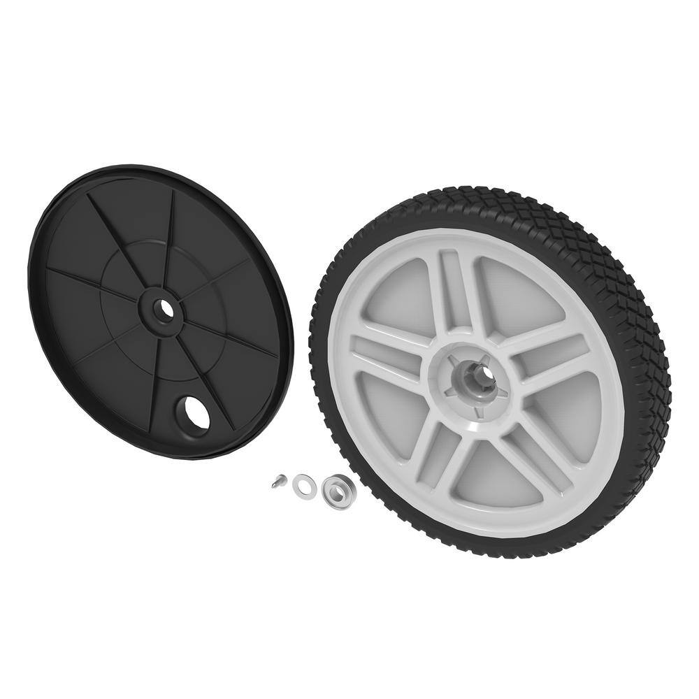 YARD FORCE 12 in. OEM Wheel Kit for YF22-3N1SP and YF22-3N1SP-SC Gas Mowers - Rear Wheel 1003350001