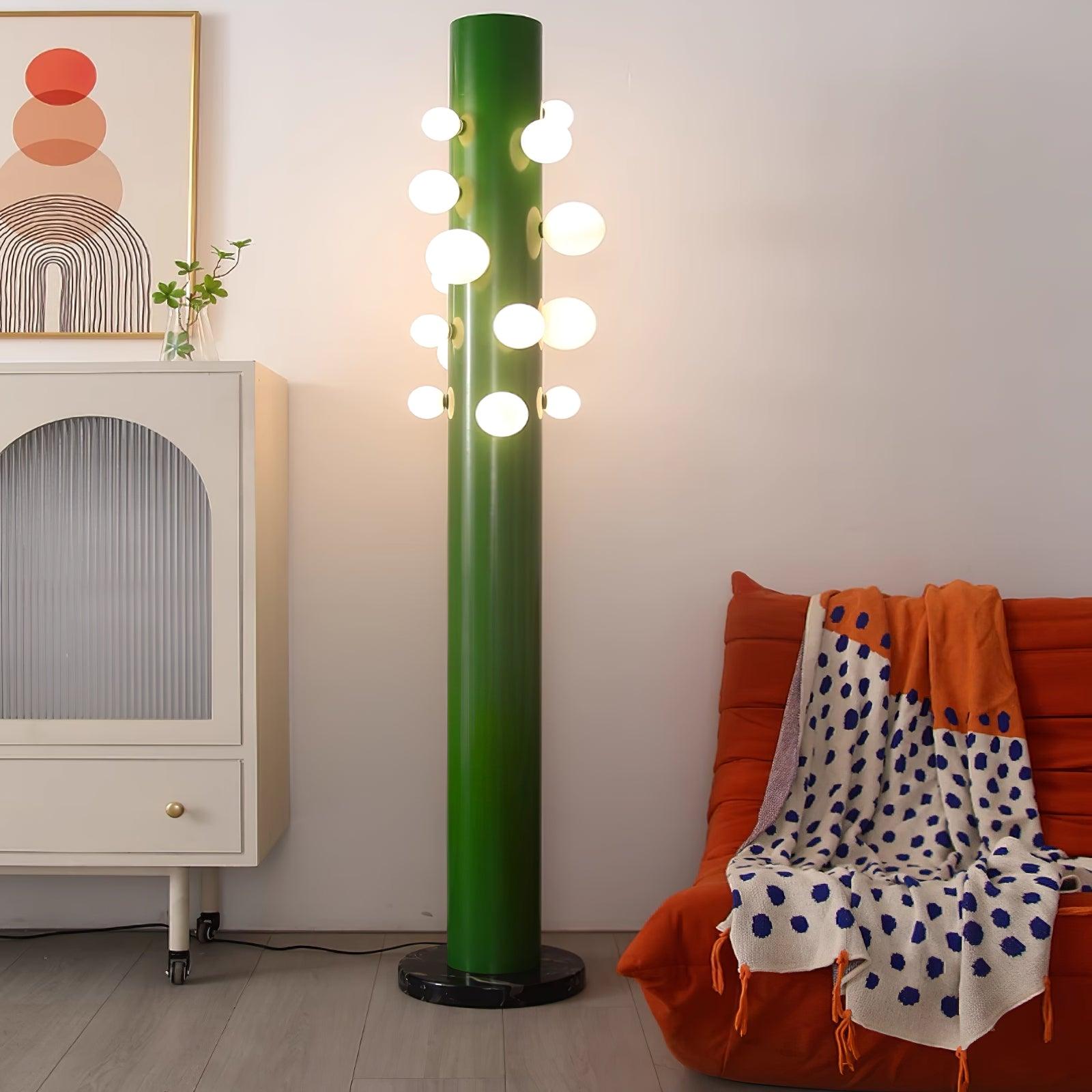 Green Apes Floor Lamp