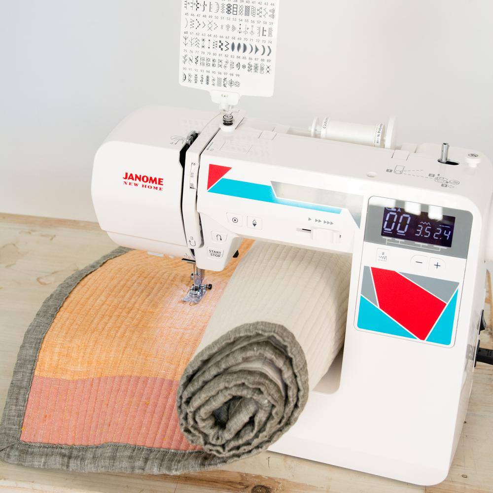 Janome MOD-100Q Quilting and Sewing Machine with Bonus Quilting Accessories 00181100DCQ