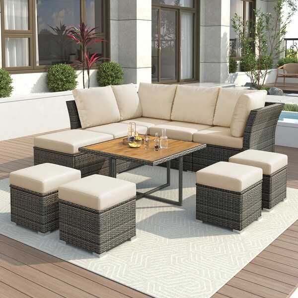 9 Piece Outdoor Conversation Set