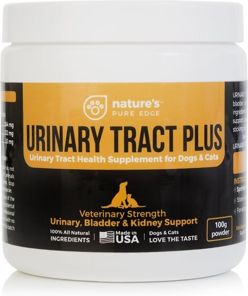 Nature's Pure Edge Urinary Tract Plus Dog and Cat Supplement， 3.52-oz jar