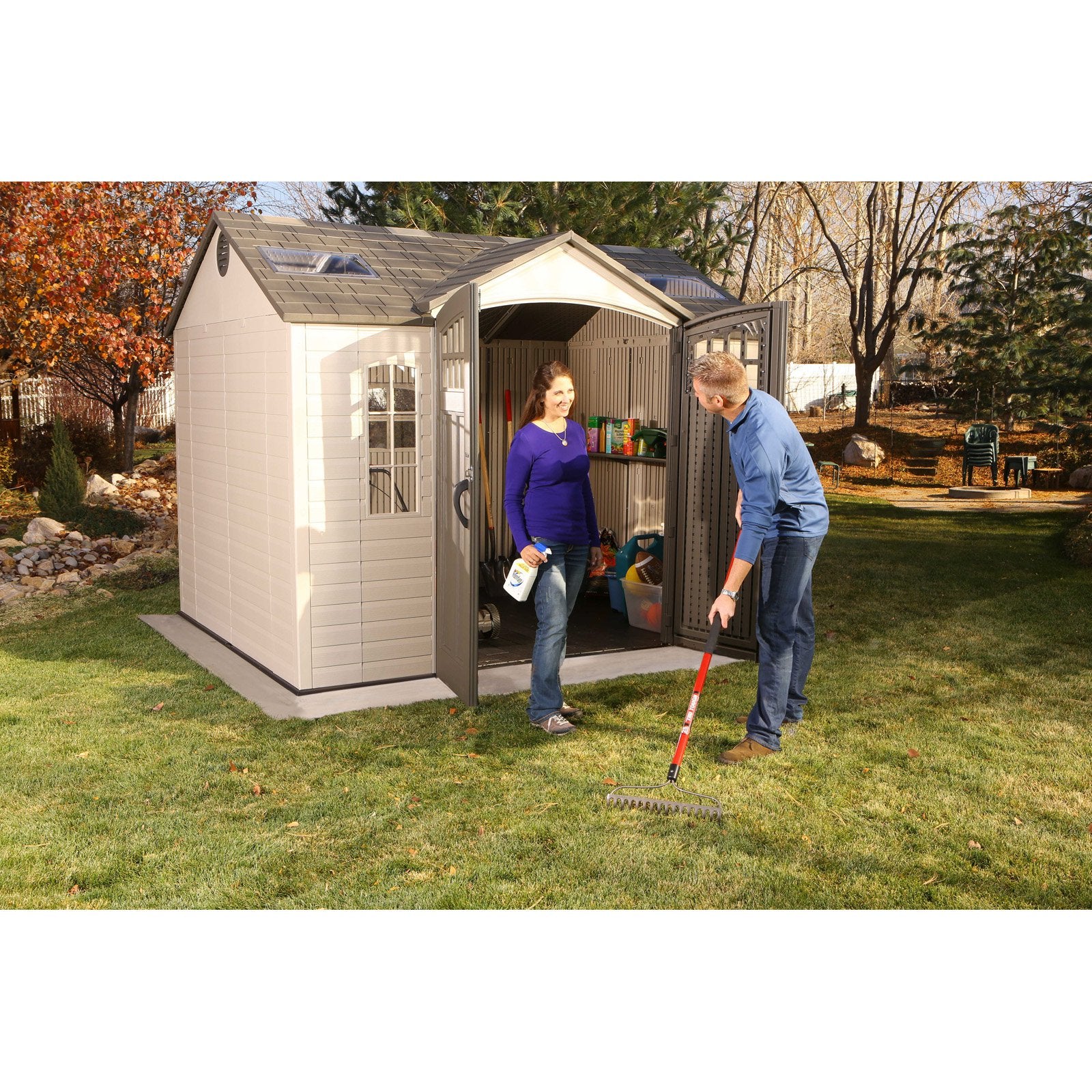 Lifetime 10 x 8 ft. Outdoor Storage Shed