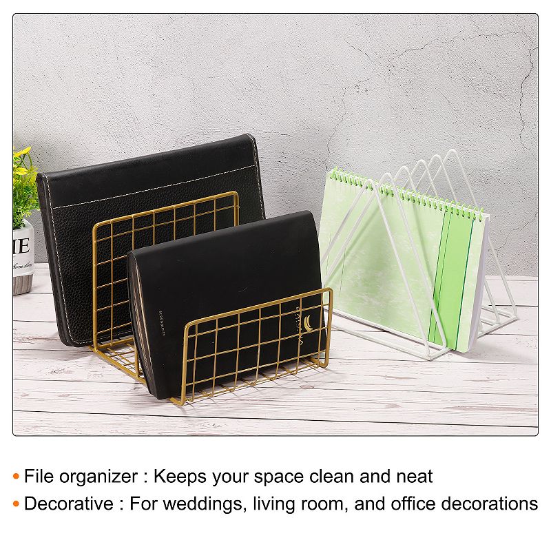 Book Newspaper File Organizer for Wedding Office Decoration