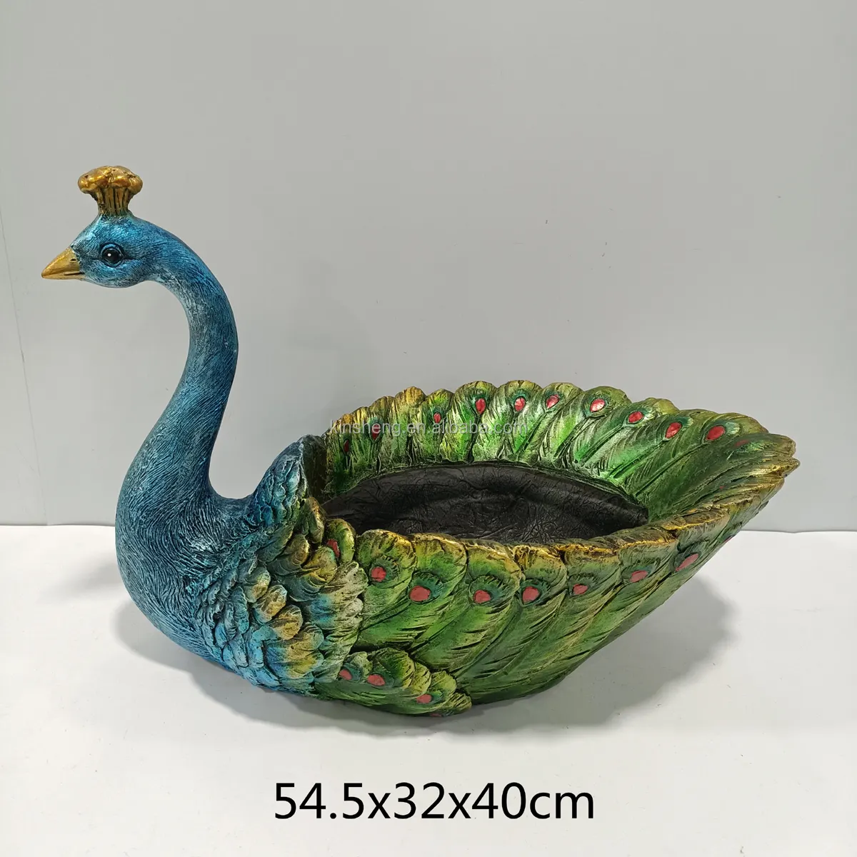 New Design Outdoor Peacock Garden Decoration Supplies Flower Pot Ceramic Garden Pots