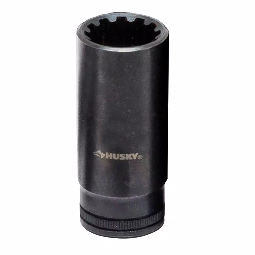 Husky 3/8 in. Drive 16 mm Knurl Grip Deep Universal Socket and#8211; XDC Depot