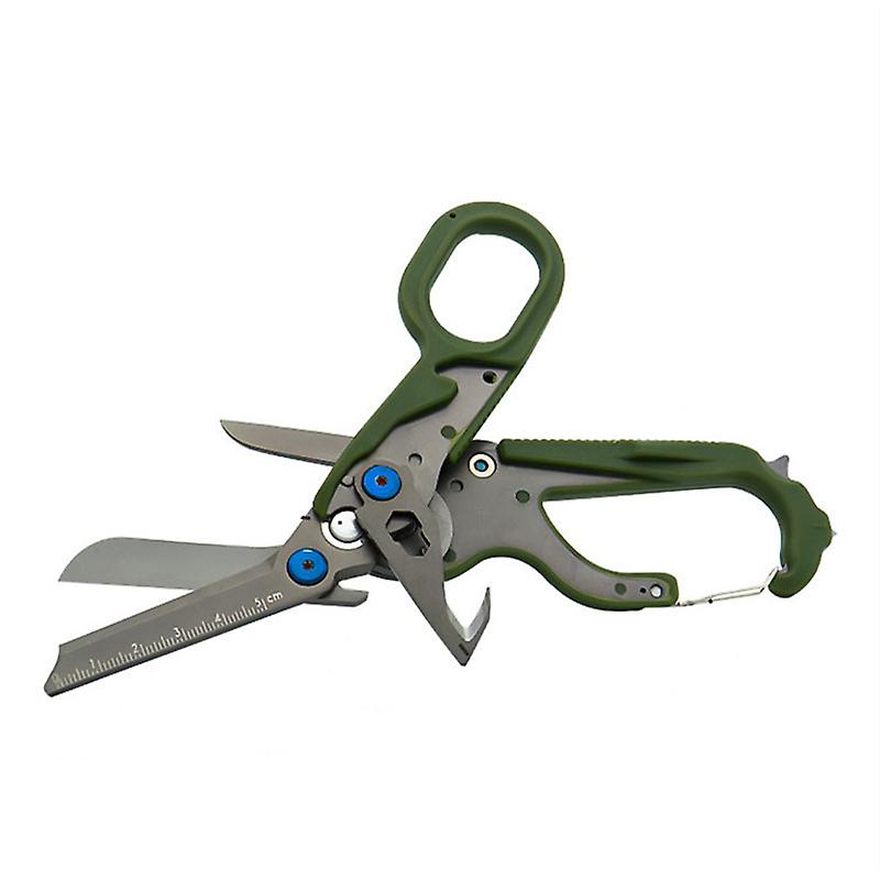 Multifunctional Folding Scissors Outdoor Survival Tool Small First Aid Scissors Tactical Scissors Metal Cutting