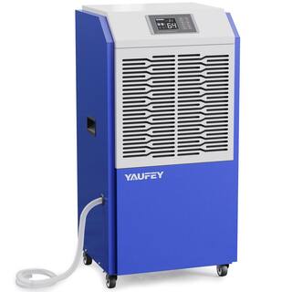 Yaufey 216pt. dehumidifier with a Maximum coverage area of 8500 sq.ft. Commercial Dehumidifier in. blue HDCX-DP900C