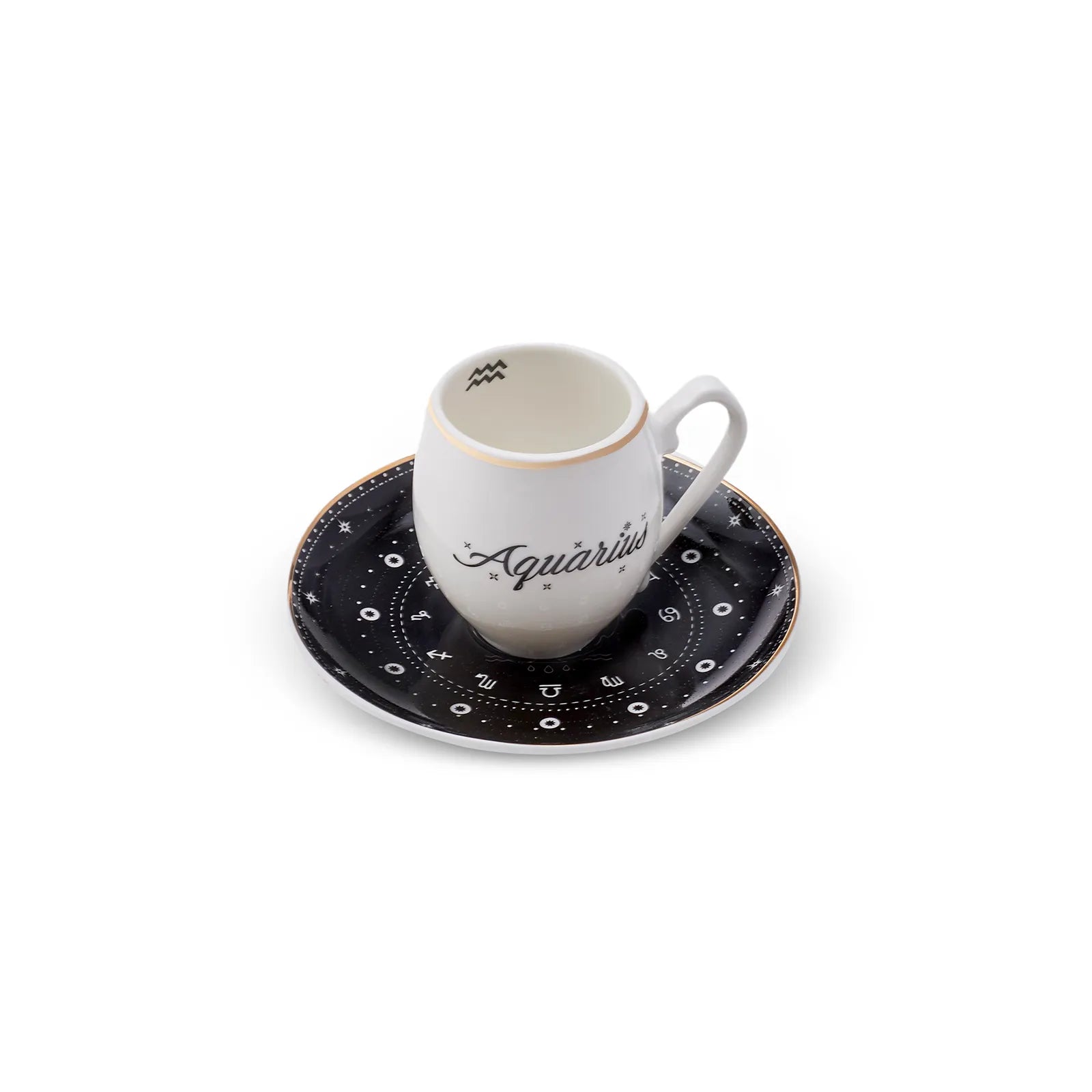 Karaca Aquarius Sign Coffee Cup 90 Ml 153.03.06.6898